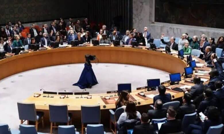 An image of a meeting at the United Nations Security Council