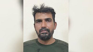 The image displays a picture of BSF jawan Purnam Kumar Shaw