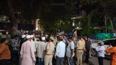 Image: Purported video shows clashes between two communities during Tiranga Rally in Khammam