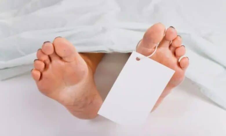A Representational image of a dead body