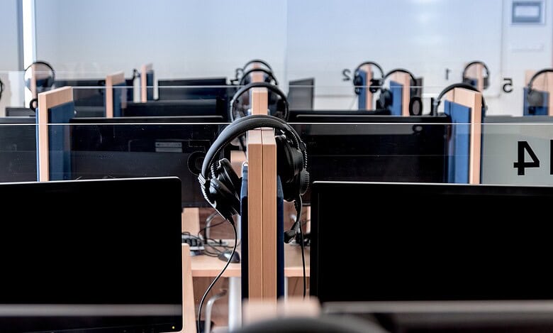Representational photo of computer lab at engineering colleges in Hyderabad.