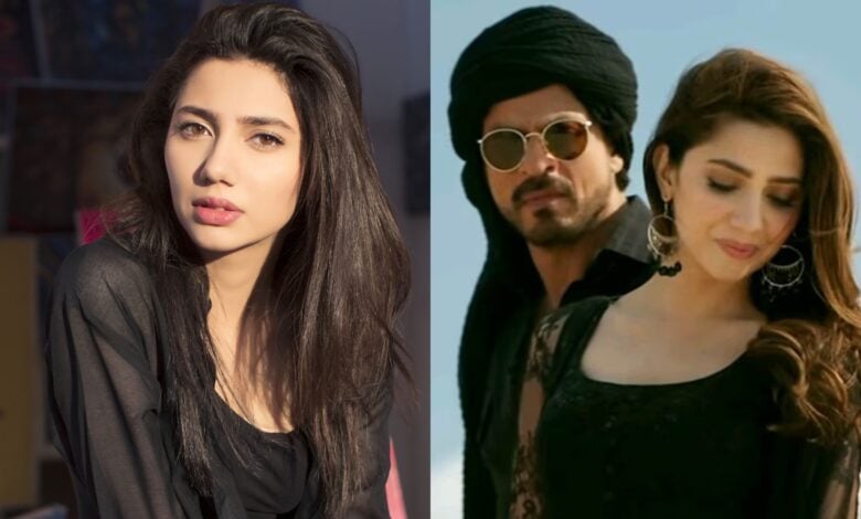 Mahira Khan and Shah Rukh Khan from Raees film