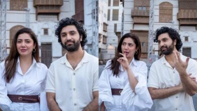 Mahira Khan and Ahad Raza Mir