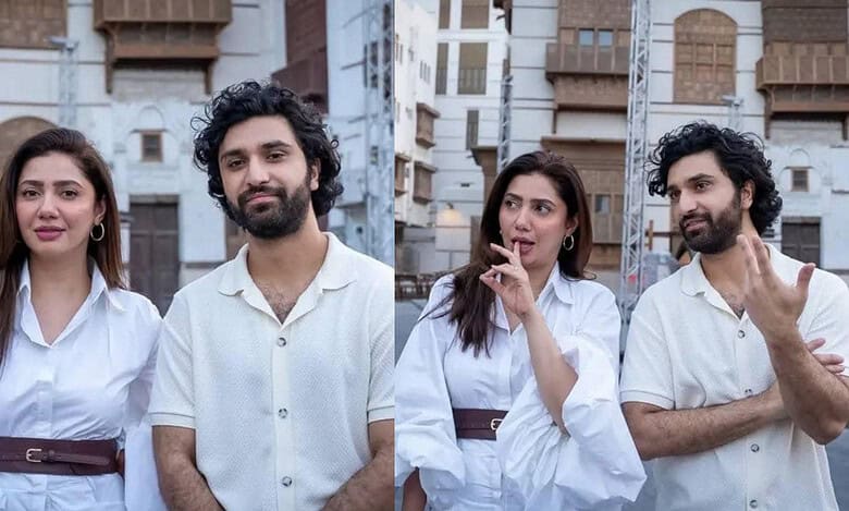 Mahira Khan and Ahad Raza Mir