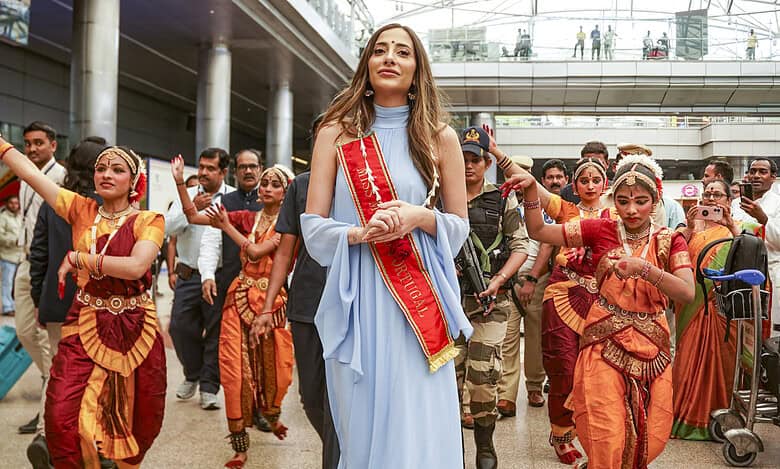 Miss Portugal in Hyderabad for Miss World pageant