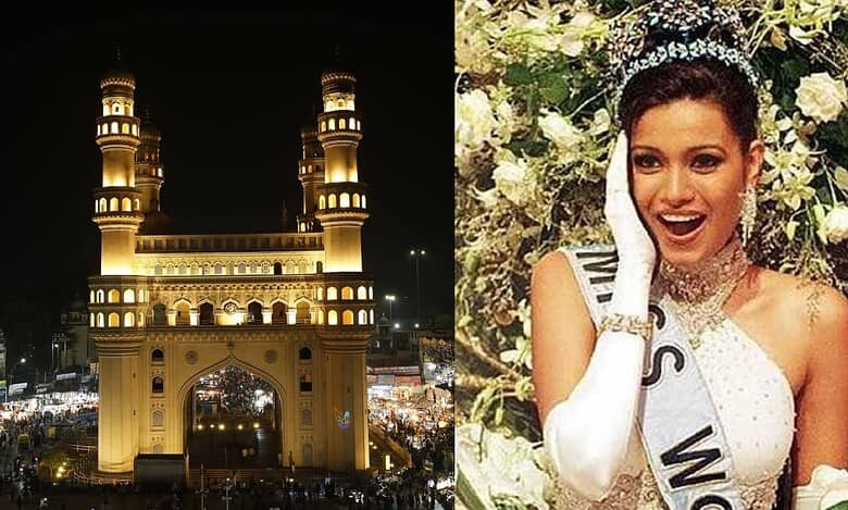 Miss World 1997 winner Diana Hayden from Hyderabad