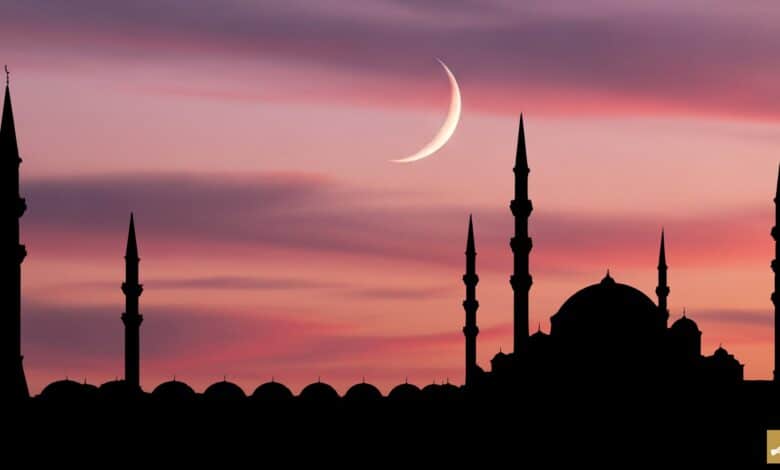 The image of crescent moon
