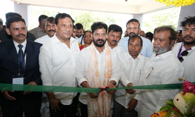 Telangana CM Revanth Reddy lays foundation stone for work worth Rs 494 crores in Zaheerabad.