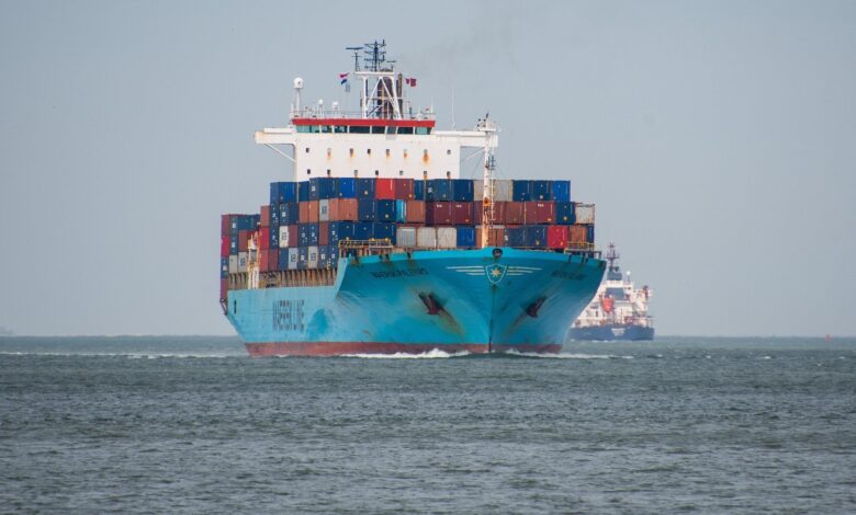 Representational photo of container ship