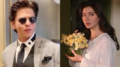 Shah Rukh Khan and Mahira Khan