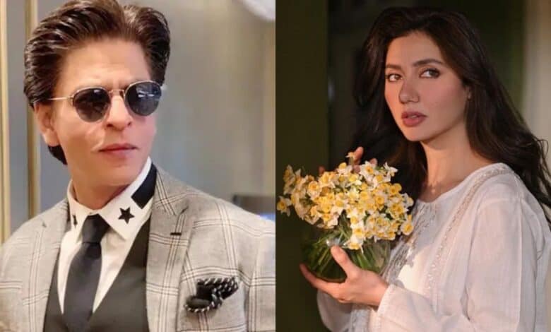 Shah Rukh Khan and Mahira Khan