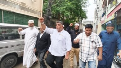Advocates protest against Telangana government