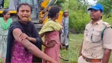 Gothikoya tribal women allegedly assaulted by forest officials in Bhadradri-Kothagudem district on Friday, June 20, 2025.