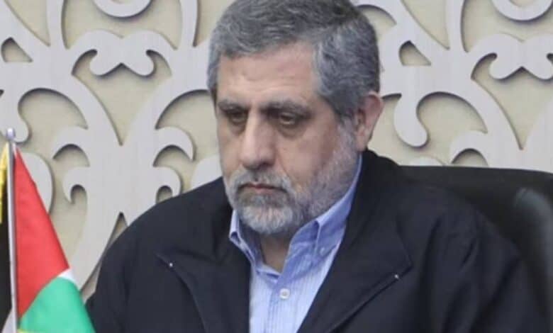 The image of Saeed Izadi, commander of the Palestinian Corps in Iran’s Quds Force.