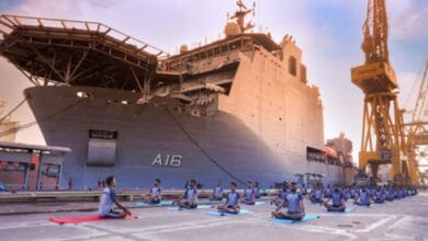Indian Navy personnel to perform Yoga on warships at sea
