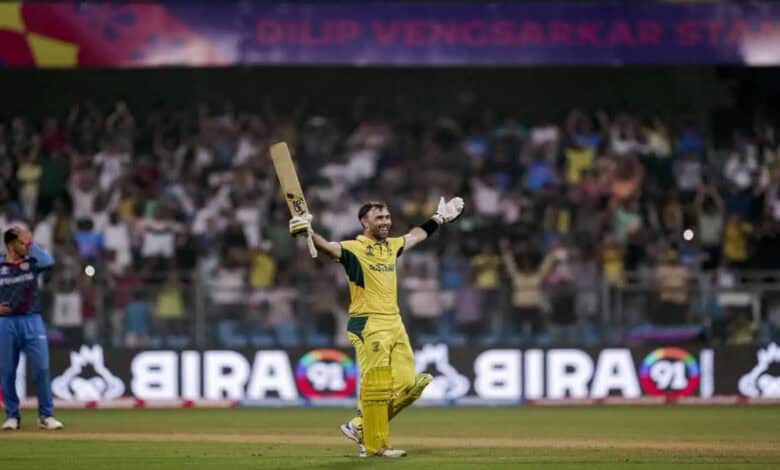 Australia all-rounder Glenn Maxwell
