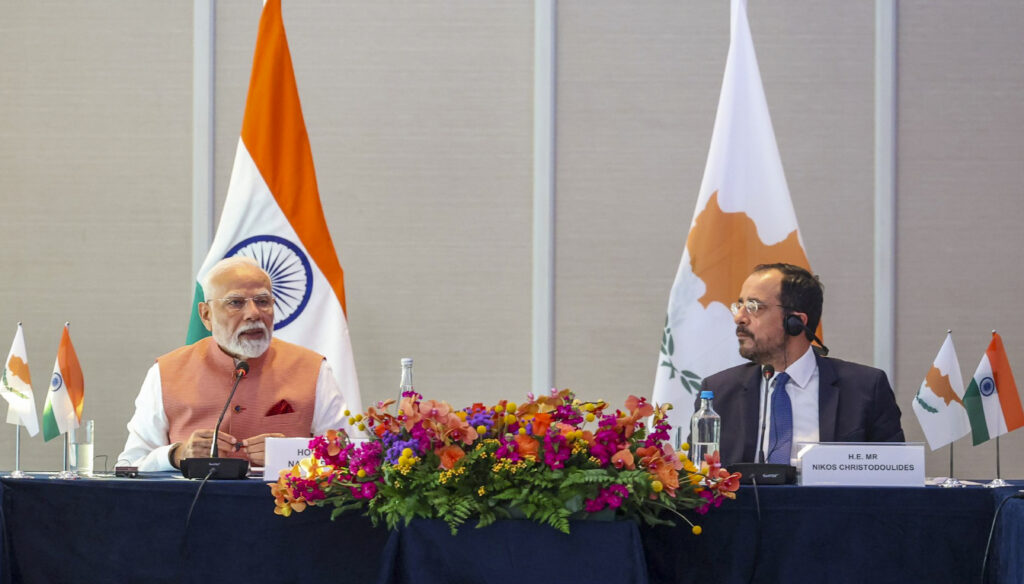 PM Modi in Cyprus