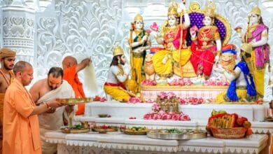 Adityanath conducts prayers at Ram Temple in Ayodhya