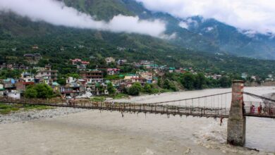 Swollen beas river following heavy monsoon rainfall, in Kullu district, Himachal Pradesh, Sunday, June 29.