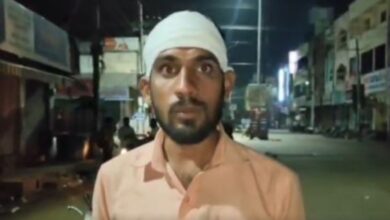 Accident victim Rajnikanth speaks to media in Mahabubabad