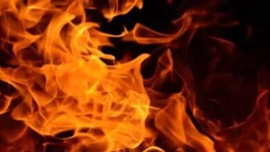 A representational depicting fire