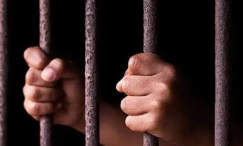A Representational image depicting an arrested person