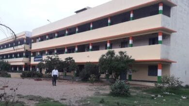 A government school in Meerpet