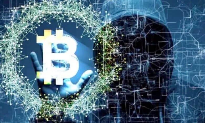 An image depicting cryptocurrency being hacked used fir representational purpose