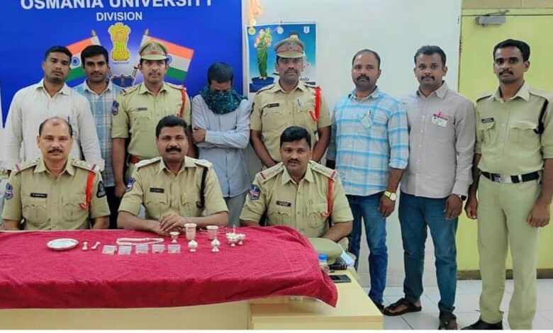 Sriram Narasimha Chary arrested for burglary