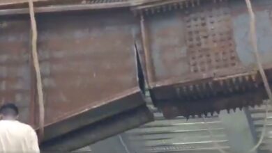 Girder collapses at railway station in Telangana