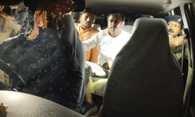 BRS lodges complaint against MAHAA TV for 'false' information. BRS leader Gellu Srinivas Yadav.