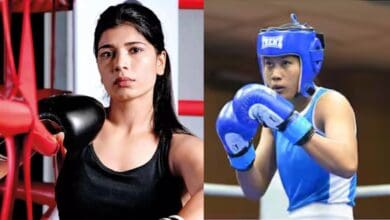 Nikhat Zareen and Ankushita Boro