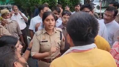 A female officer stands firm on her decision not to allow armed security personnel of a BJP MLC to a cricket stadium in Uttar Pradesh