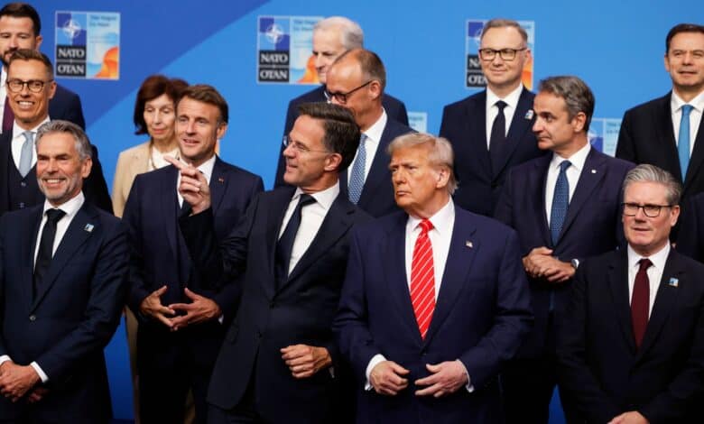 group photo of NATO leaders 2025