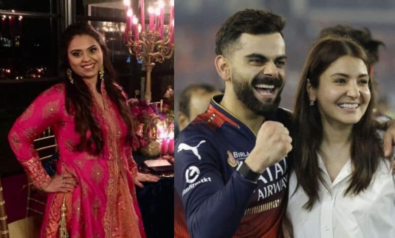 Bhawna Kohli, Virat Kohli and Anushka Sharma