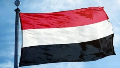 The flag of Yemen