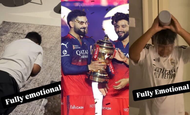 Allu Ayaan's reaction after RCB's win