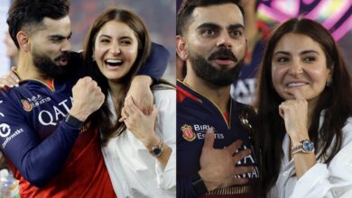 Anushka Sharma and Virat Kohli during IPL 2025 finals