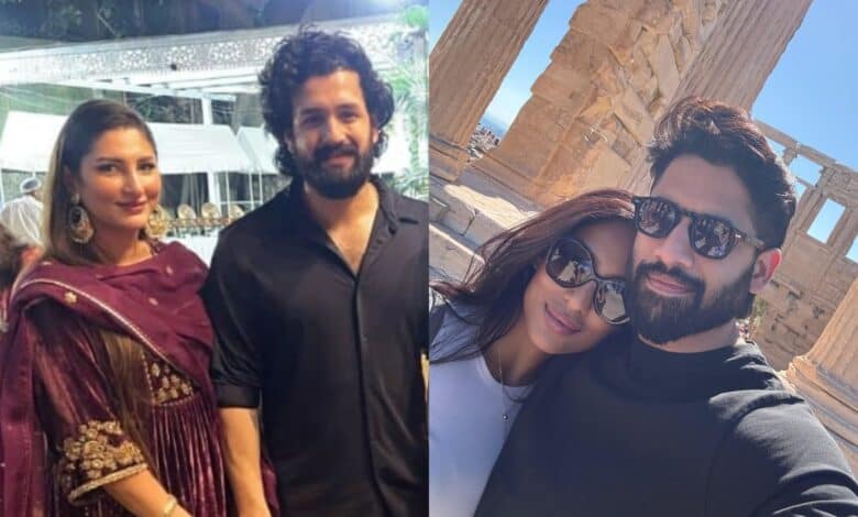 Zainab, Akhil Akkineni, Naga Chaitanya and Sobhita