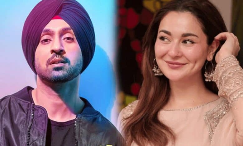 Diljit Dosanjh and Hania Aamir