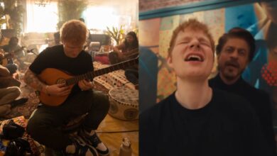 Ed Sheeran and Shah Rukh Khan