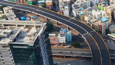 Kondapur-Gachibowli flyover in Hyderabad