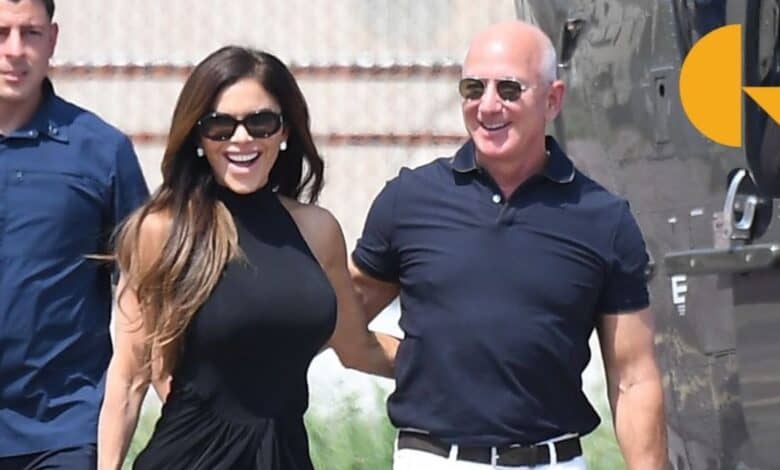 Jeff Bezos and Lauren Sanchez