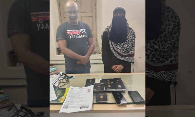 The accused held for job fraud in Hyderabad