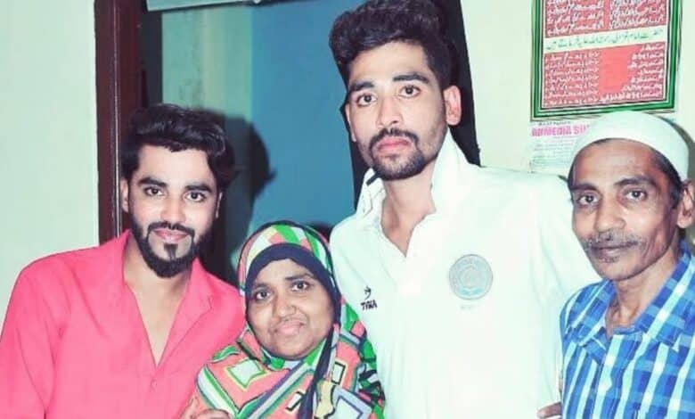 Mohammed Siraj's family