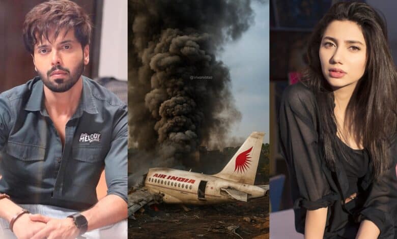 Fahad Mustafa and Mahira Khan react to Air India Plane crash