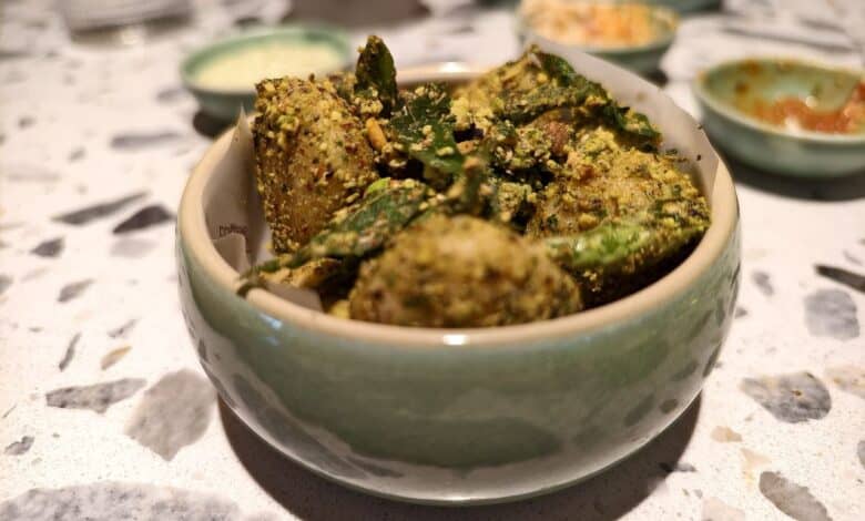 Coffee Sangham: This new space offers Telugu flavurs with a twist. Image of pistachio idly.