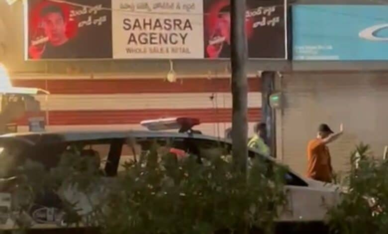 An image of the hotel of the incident at Shaikpet in Hyderabad.