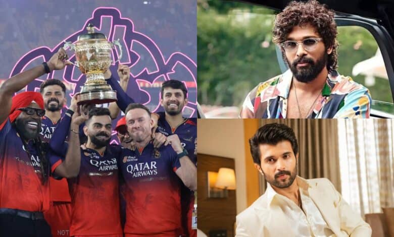 Allu Arjun, Vijay Deverakonda congratulates RCB fans