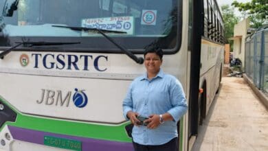 TGSRTC first female bus driver